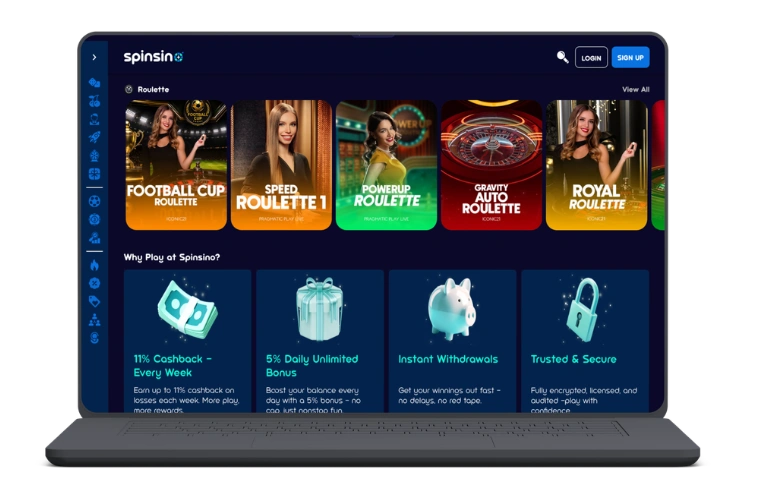 SpinsinoCasino iniciar sesión